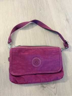 Kipling purple nylon bag